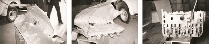 "Photos of recovered Turk Hava aft cargo door (source: BEA France)"