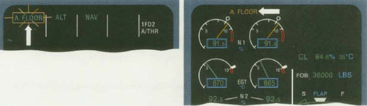 "Illustration showing Alpha Floor Mode"
