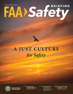 January February 2024 FAA Safety Briefing cover