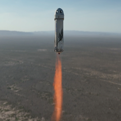 rocket in flight
