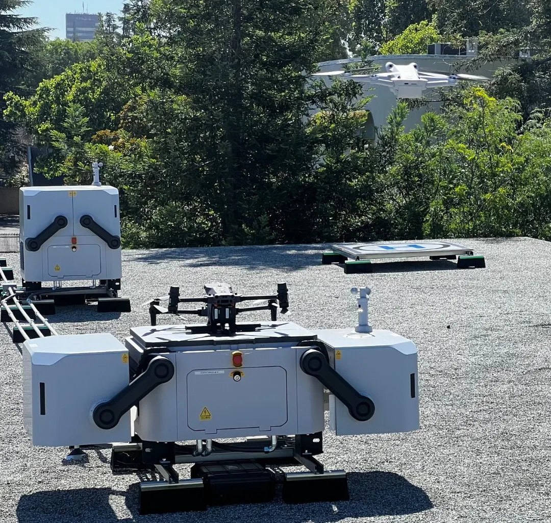 Rooftop drone systems at Campbell Police Department help officers respond to emergencies and get “eyes” on the scene quickly and safely.