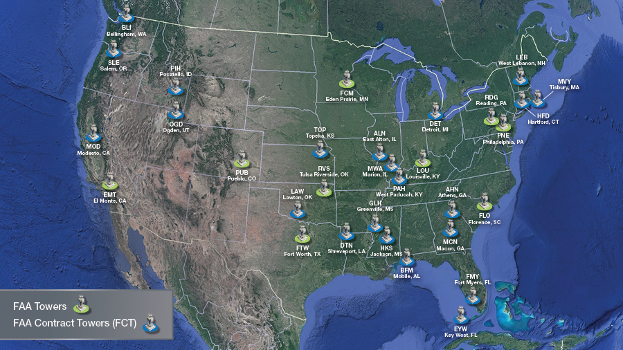 FAA Seeks Public Input on New Control Towers for Municipal, Smaller Airports