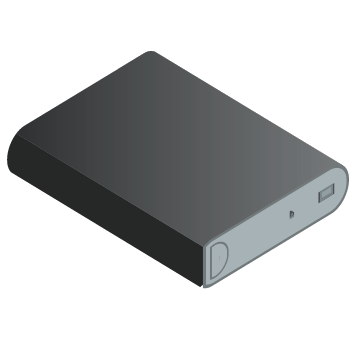 spare battery illustration power bank
