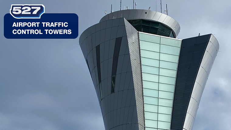 527 airport traffic control towers