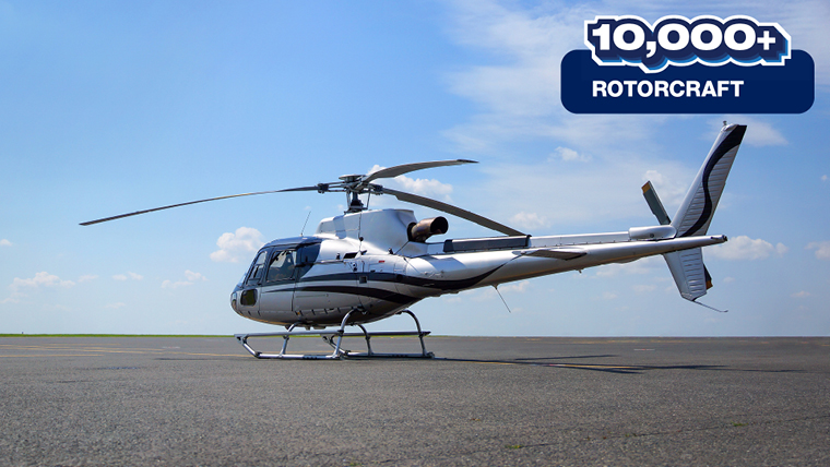 10,000 plus rotorcraft