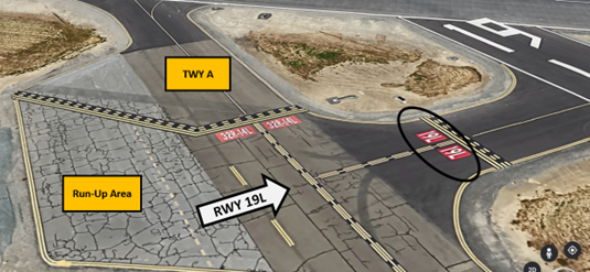 KCCR Runup area RWY 19L