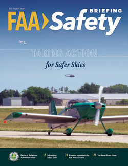 Safety Briefing cover July/Aug 2025