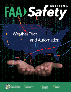 Cover of the May/June 2025 Safety Briefing magazine