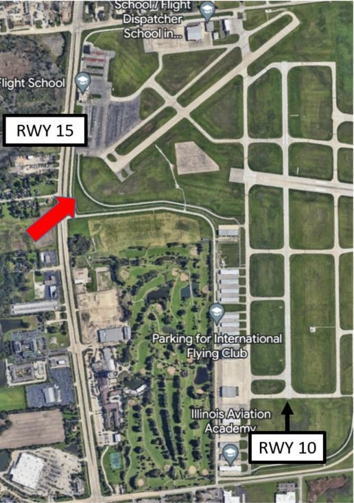 DuPage Wrong Runway Landing. Two aircraft that were instructed to land on RWY 10 instead landed on RWY 15. 