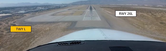 Wrong Surface Taxiway Takeoff Risk exists at ELP. Image shows full length parallel taxiway. 