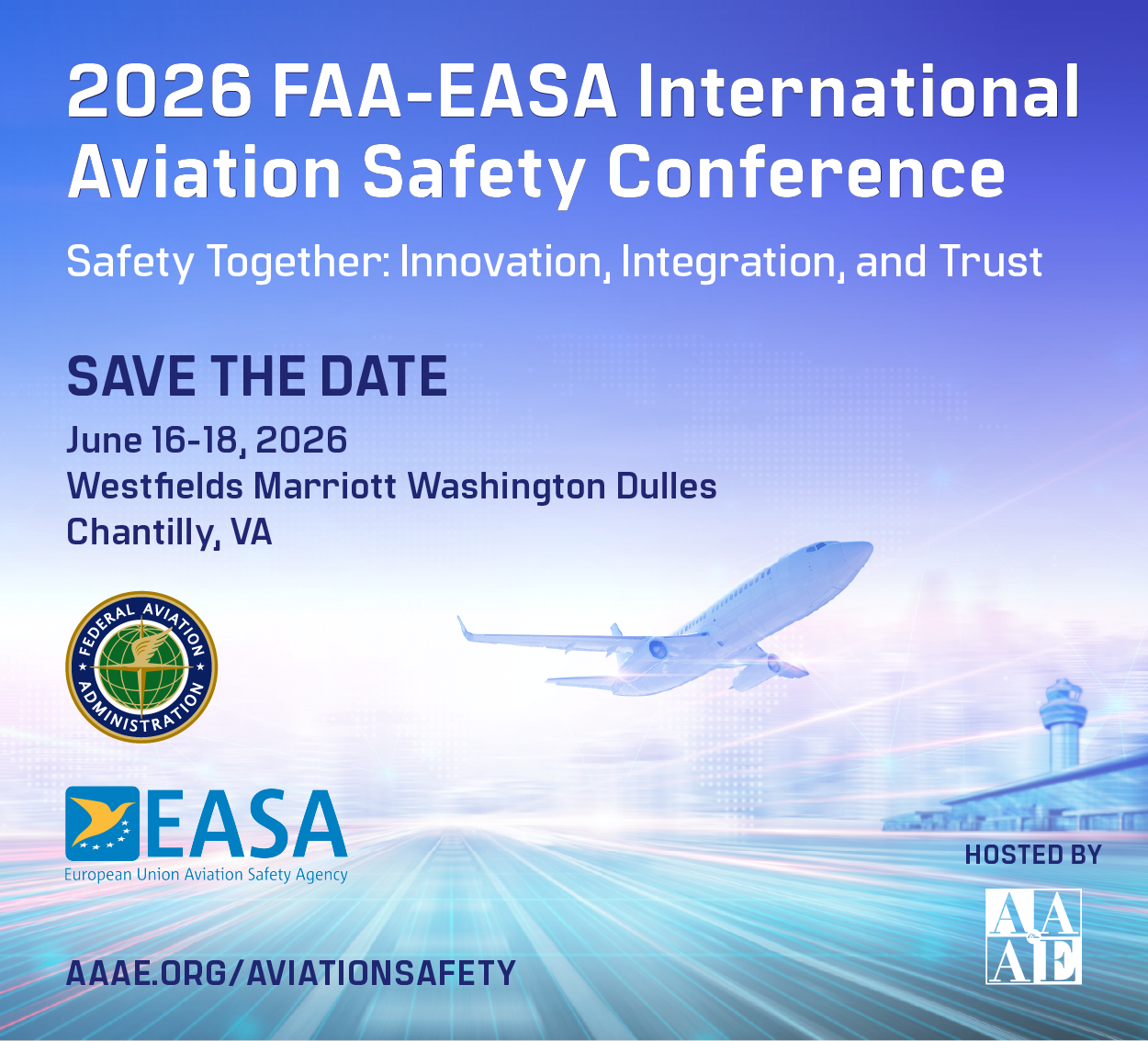 FAA & EASA Conference save the date
