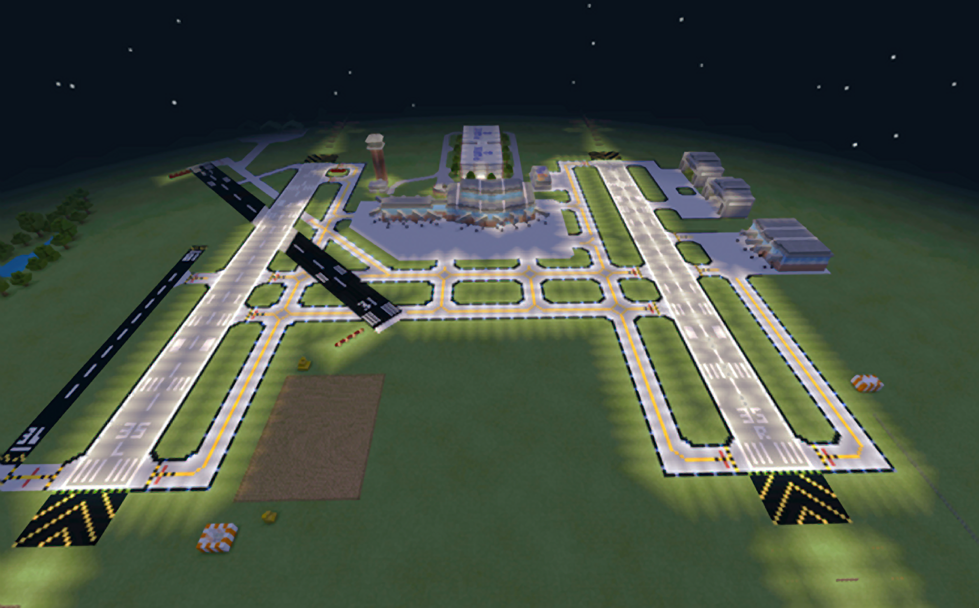 Minecraft Airport Terminal Inside