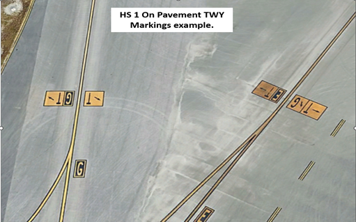 OPF Hot Spot on TWY markings