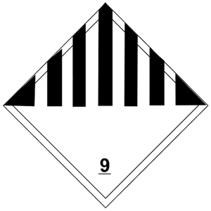 hazmat class 9 label