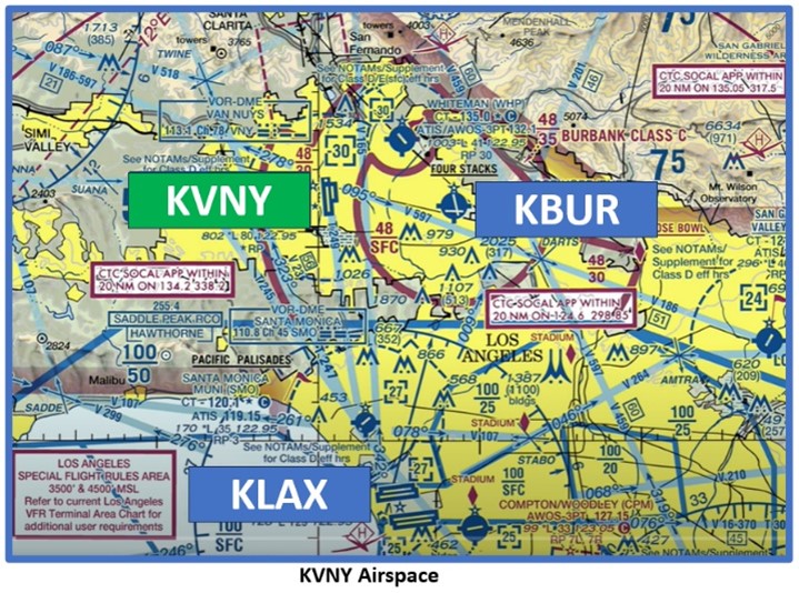 Picture of the airport from the Sectional Chart.