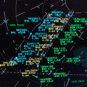 triple arrivals at DTW