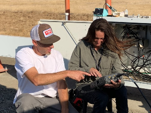 Technical working on navigational equipment