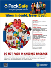 hazmat packing when in doubt leave it out poster