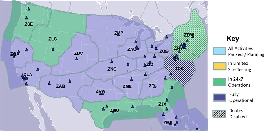 Data Comm CPDLC Service Availability
