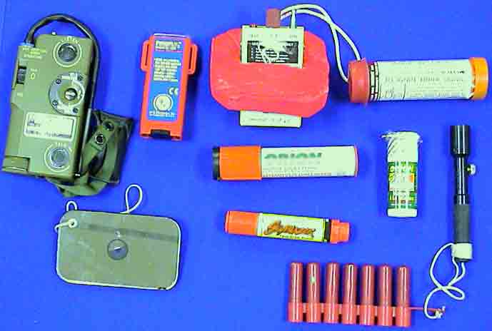 items used for signaling.