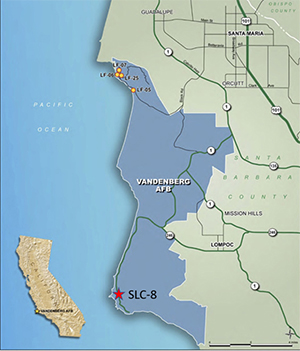 illustration of Vandenberg Air Force Base