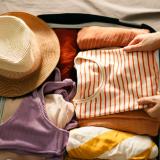 packed suitcase
