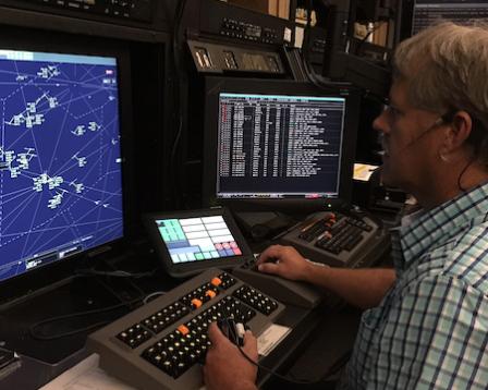 employee at a terminal