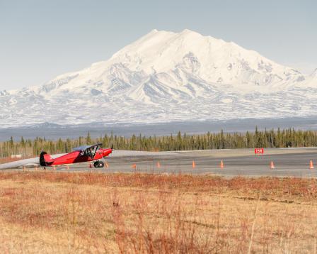 Remote airport in Alaska
