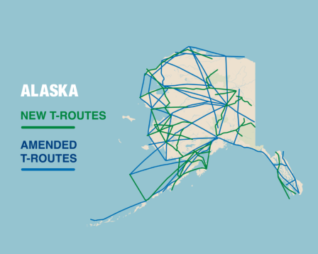 Alaska t-routes