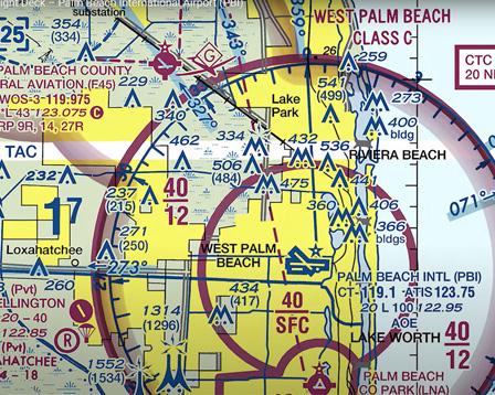 Palm Beach International Airport (PBI) Sectional Chart