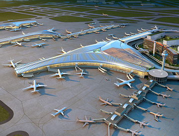 Planned Chicago O'Hare International Airport terminal building