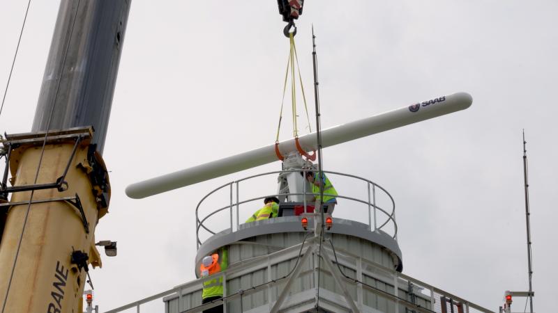 DCA radar being installed