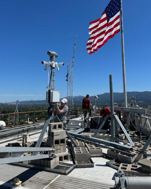 Rooftop drones
