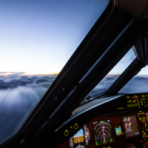 view from cockpit