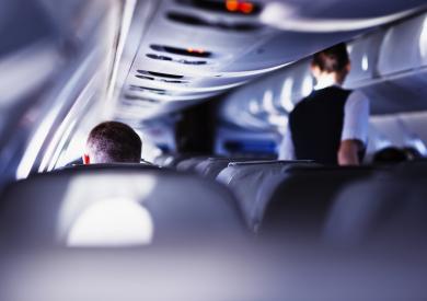 Airplane cabin