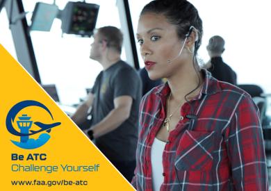 air traffic controller on the job