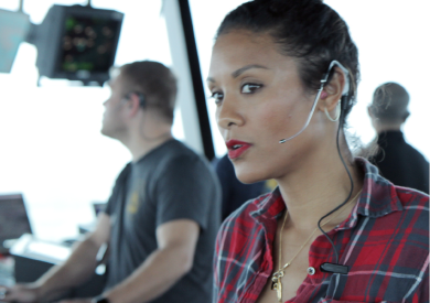 female air traffic controller