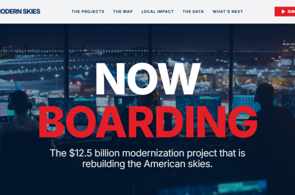 Modern Skies homepage