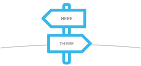 Here, There